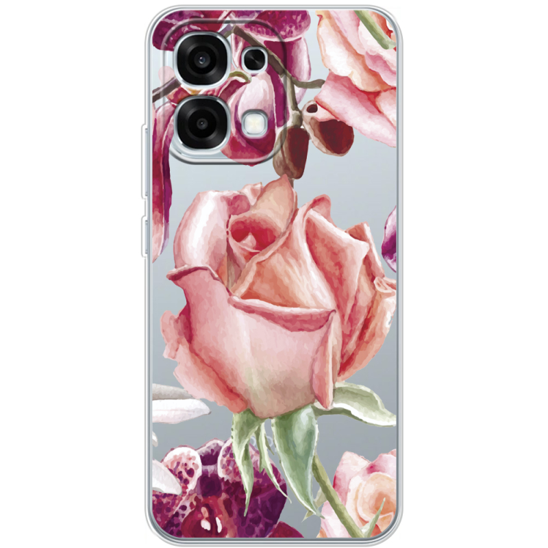 Прозорий чохол BoxFace OPPO A6 Pro Rose