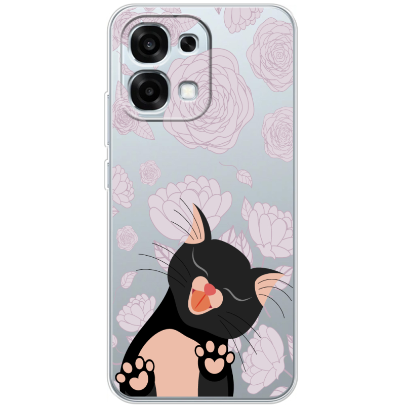 Прозорий чохол BoxFace OPPO A6 Pro Meow