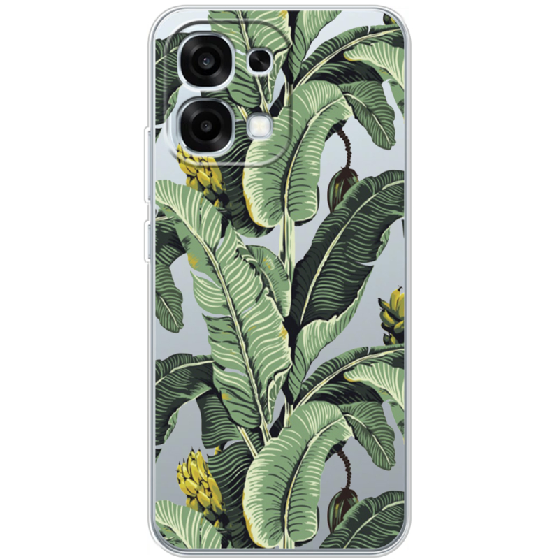 Прозорий чохол BoxFace OPPO A6 Pro Banana Leaves