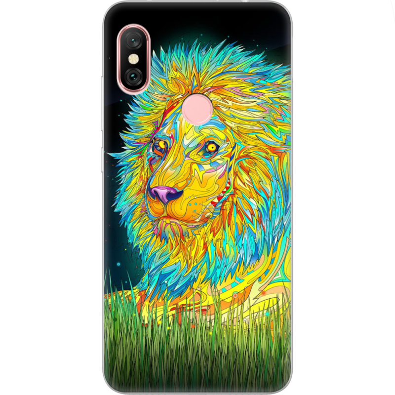 Чехол Uprint Xiaomi Redmi Note 6 Pro Moonlight Lion