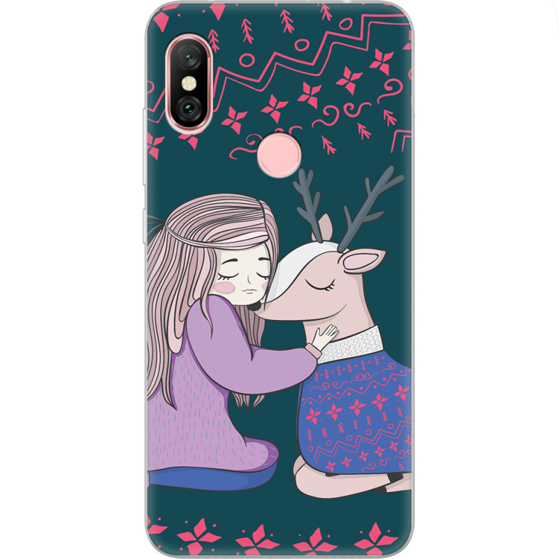 Чехол Uprint Xiaomi Redmi Note 6 Pro Girl and deer