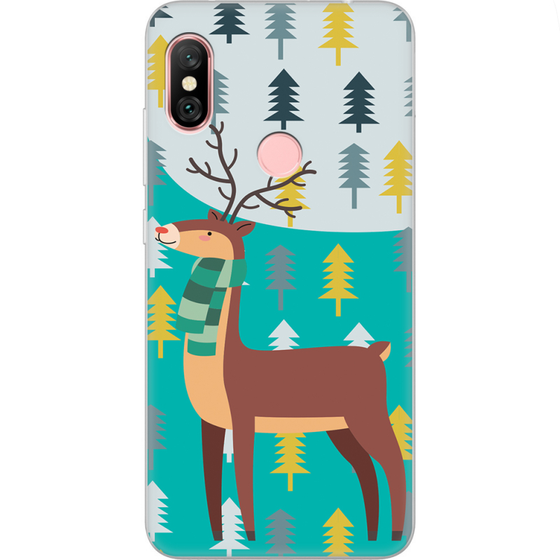 Чехол Uprint Xiaomi Redmi Note 6 Pro Foresty Deer