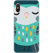 Чехол Uprint Xiaomi Redmi Note 6 Pro Green Owl