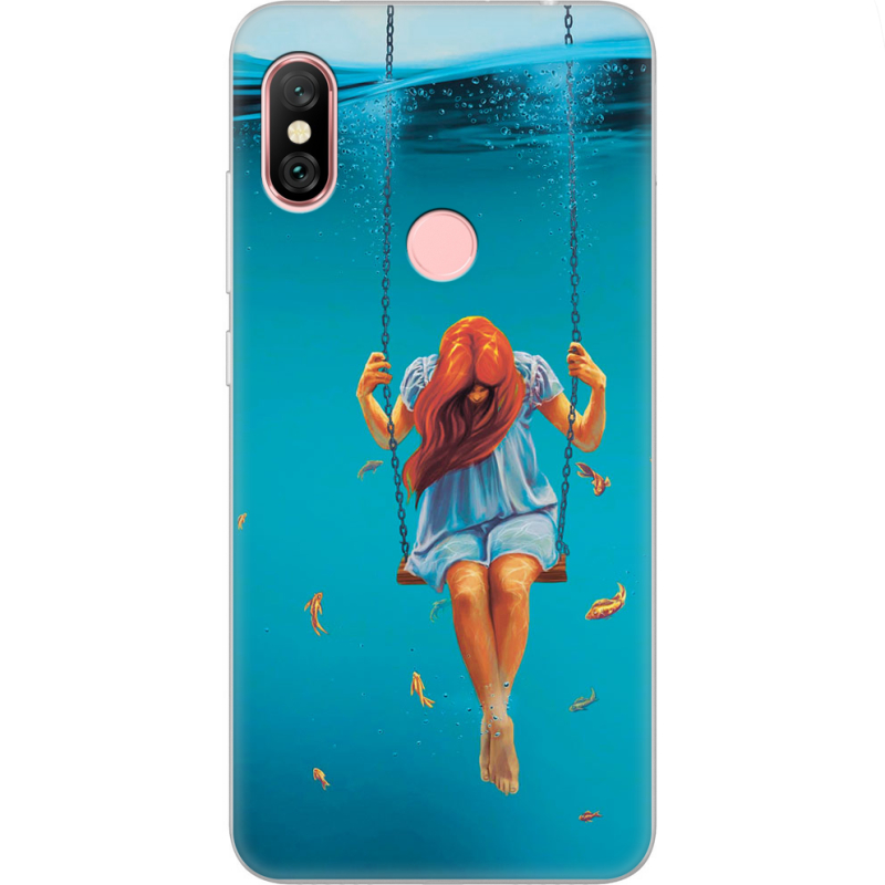 Чехол Uprint Xiaomi Redmi Note 6 Pro Girl In The Sea