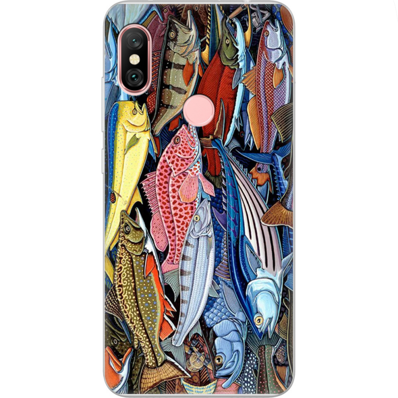 Чехол Uprint Xiaomi Redmi Note 6 Pro Sea Fish