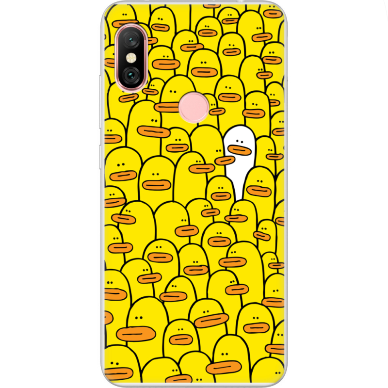 Чехол Uprint Xiaomi Redmi Note 6 Pro Yellow Ducklings