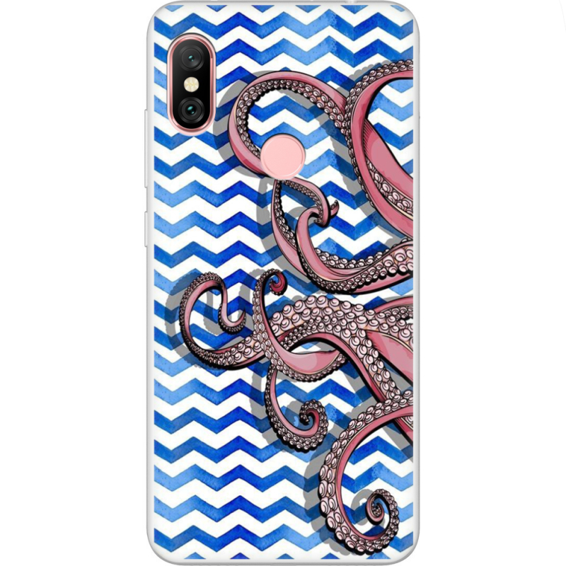 Чехол Uprint Xiaomi Redmi Note 6 Pro Sea Tentacles