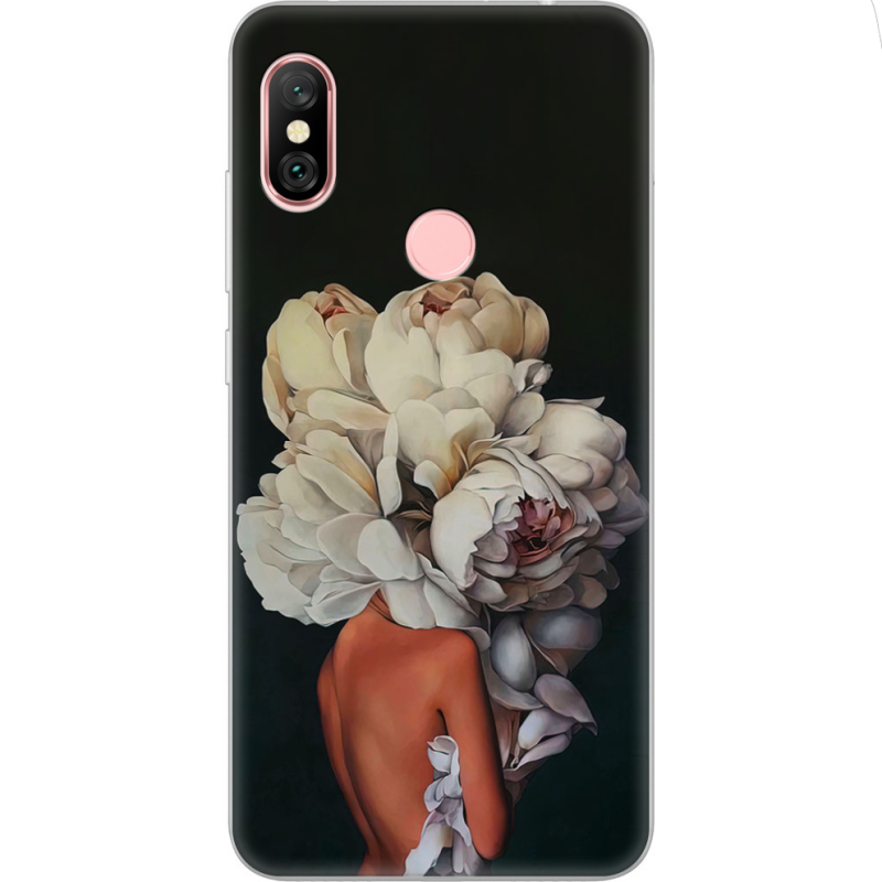 Чехол Uprint Xiaomi Redmi Note 6 Pro Exquisite White Flowers