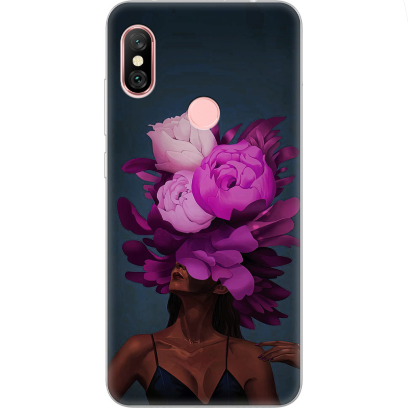 Чехол Uprint Xiaomi Redmi Note 6 Pro Exquisite Purple Flowers