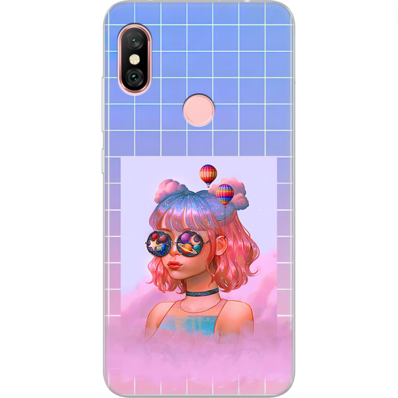 Чехол Uprint Xiaomi Redmi Note 6 Pro Girl in the Clouds