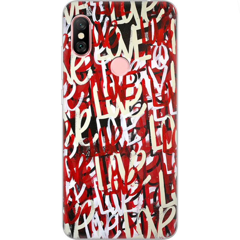 Чехол Uprint Xiaomi Redmi Note 6 Pro Love Graffiti