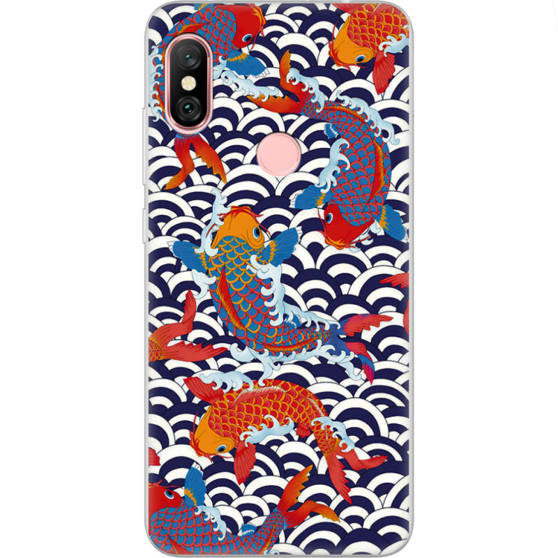 Чехол Uprint Xiaomi Redmi Note 6 Pro Koi Fish