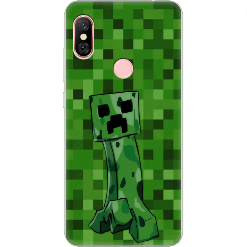 Чехол Uprint Xiaomi Redmi Note 6 Pro Minecraft Creeper