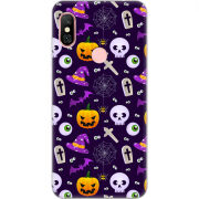 Чехол Uprint Xiaomi Redmi Note 6 Pro Halloween Purple Mood