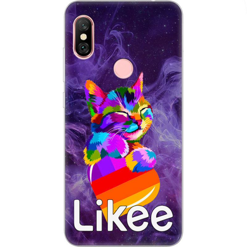 Чехол Uprint Xiaomi Redmi Note 6 Pro Likee Cat