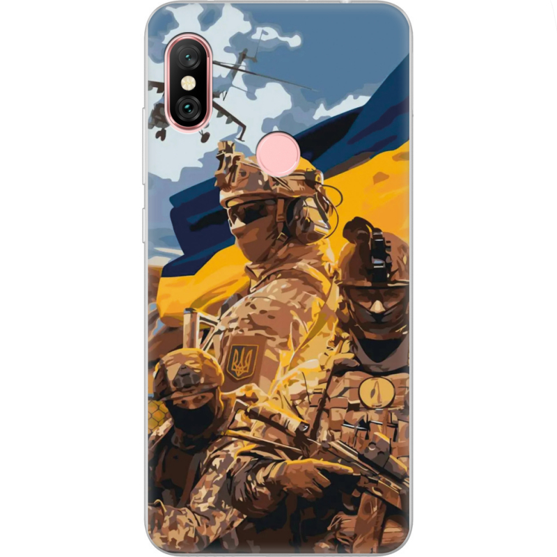 Чехол Uprint Xiaomi Redmi Note 6 Pro Воїни ЗСУ