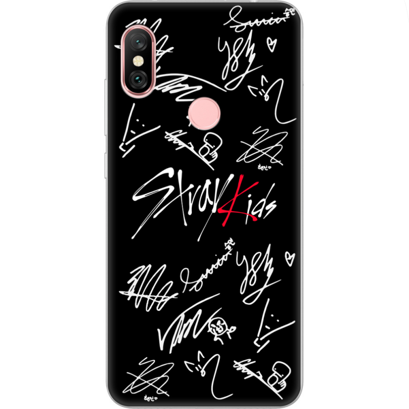 Чехол Uprint Xiaomi Redmi Note 6 Pro Stray Kids автограф