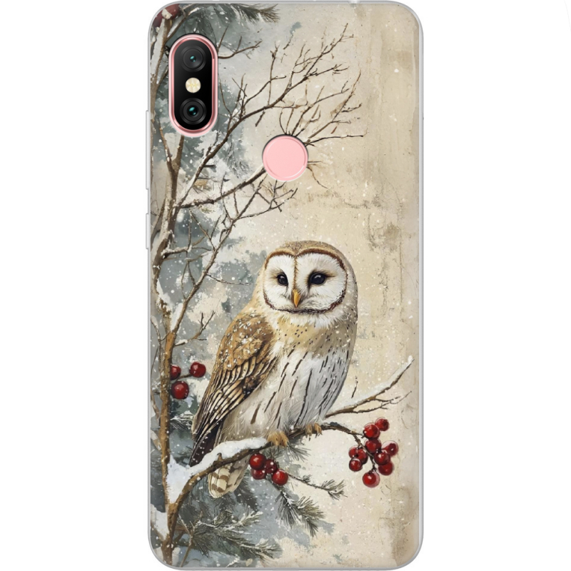 Чехол Uprint Xiaomi Redmi Note 6 Pro Christmas Owl