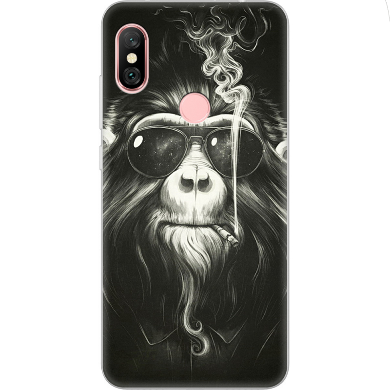 Чехол Uprint Xiaomi Redmi Note 6 Pro Smokey Monkey