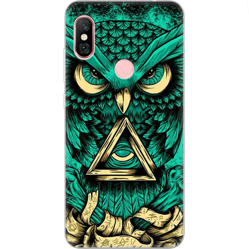 Чехол Uprint Xiaomi Redmi Note 6 Pro Masonic Owl