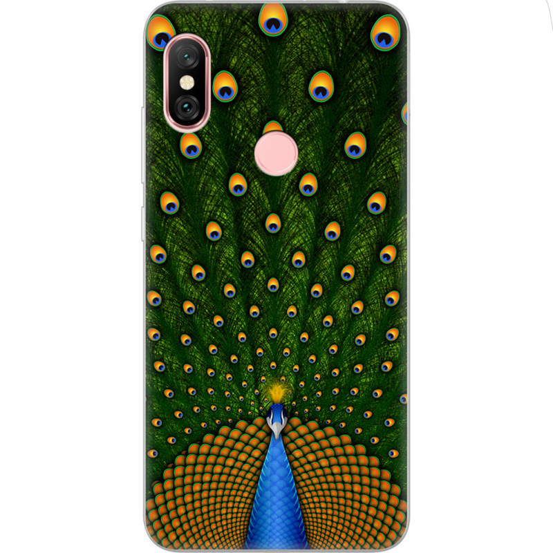 Чехол Uprint Xiaomi Redmi Note 6 Pro Peacocks Tail