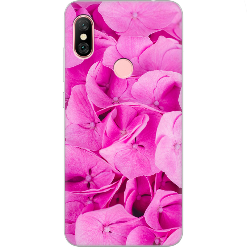 Чехол Uprint Xiaomi Redmi Note 6 Pro Pink Flowers