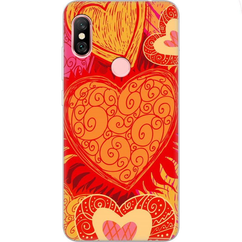 Чехол Uprint Xiaomi Redmi Note 6 Pro Warm Hearts