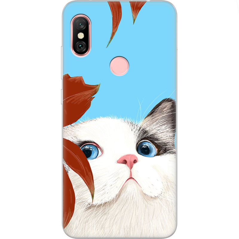 Чехол Uprint Xiaomi Redmi Note 6 Pro Wondering Cat