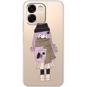 Прозорий чохол BoxFace OPPO A6 Winter Morning Girl