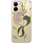 Прозорий чохол BoxFace OPPO A6 Cute Mermaid