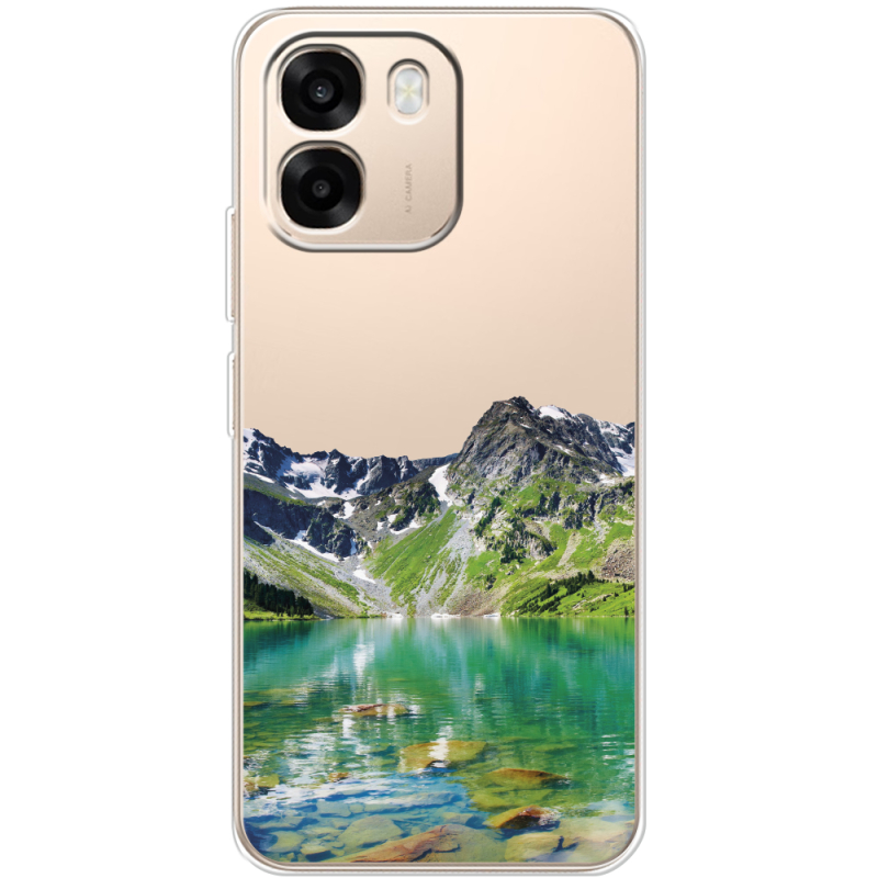 Прозорий чохол BoxFace OPPO A6 Green Mountain