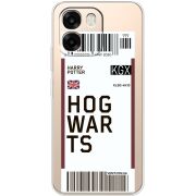 Прозорий чохол BoxFace OPPO A6 Ticket Hogwarts