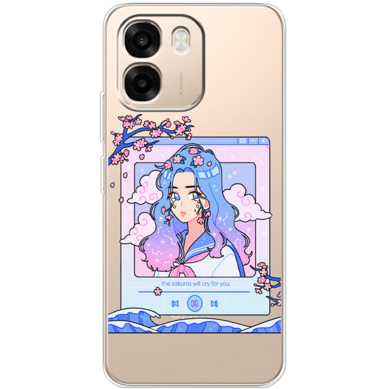 Прозорий чохол BoxFace OPPO A6 The Sakuras Will Cry For You