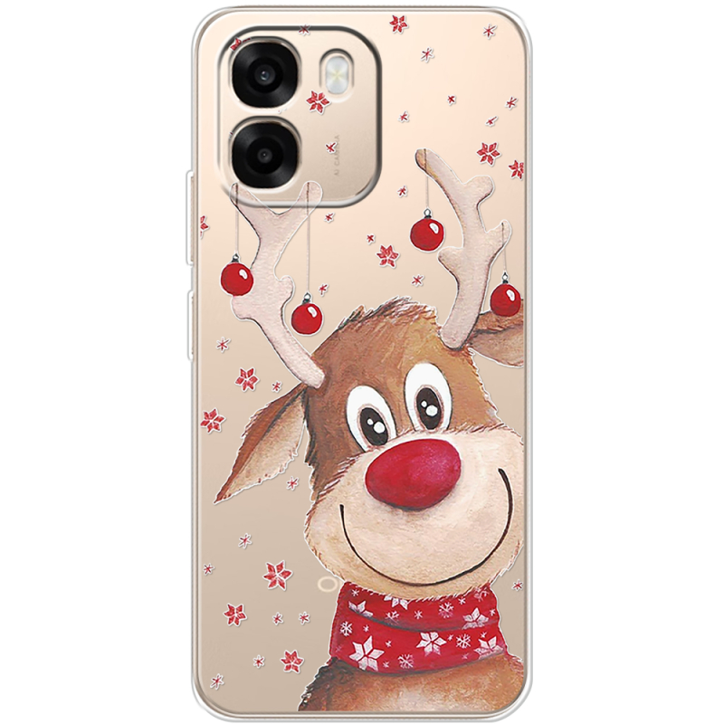 Прозорий чохол BoxFace OPPO A6 Winter Deer