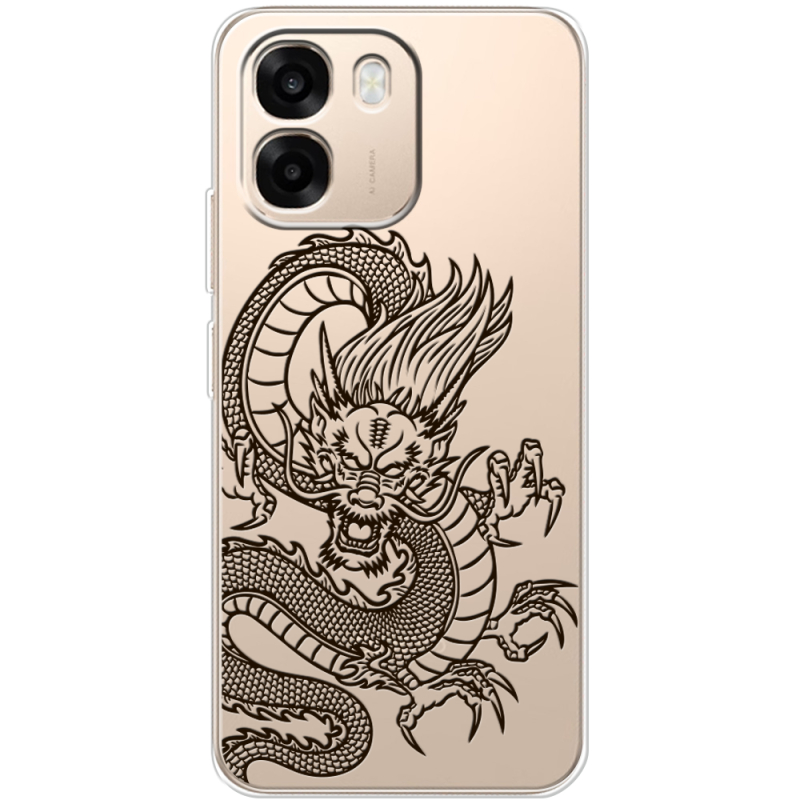 Прозорий чохол BoxFace OPPO A6 Chinese Dragon