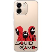 Прозорий чохол BoxFace OPPO A6 siquid game люди в красном