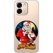 Прозорий чохол BoxFace OPPO A6 Cool Santa