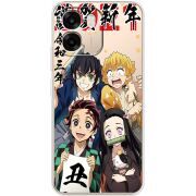 Прозорий чохол BoxFace OPPO A6 Незуко та друзі