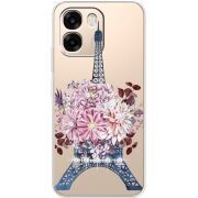 Чохол зі стразами OPPO A6 Eiffel Tower
