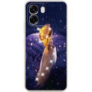 Чохол зі стразами OPPO A6 Girl with Umbrella