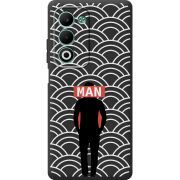 Чорний чохол BoxFace OPPO A5 Man Pattern