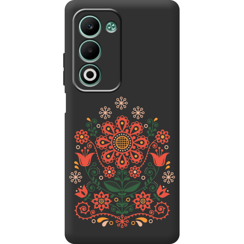 Чорний чохол BoxFace OPPO A5 Ukrainian Ornament