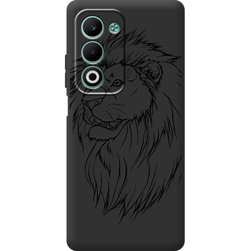 Чорний чохол BoxFace OPPO A5 Lion