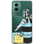 Прозорий чохол BoxFace OPPO A5 City Girl