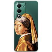 Прозорий чохол BoxFace OPPO A5 Девушка с жемчужной серёжкой