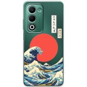 Прозорий чохол BoxFace OPPO A5 Большая волна в Канагаве