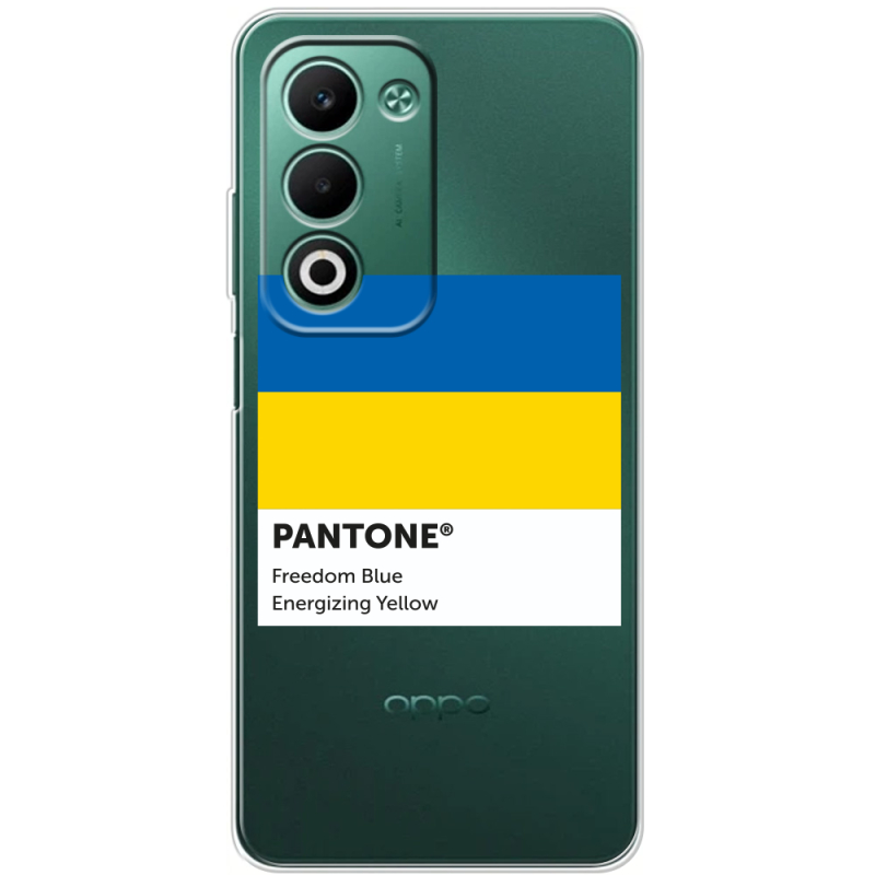 Прозорий чохол BoxFace OPPO A5 Pantone вільний синій