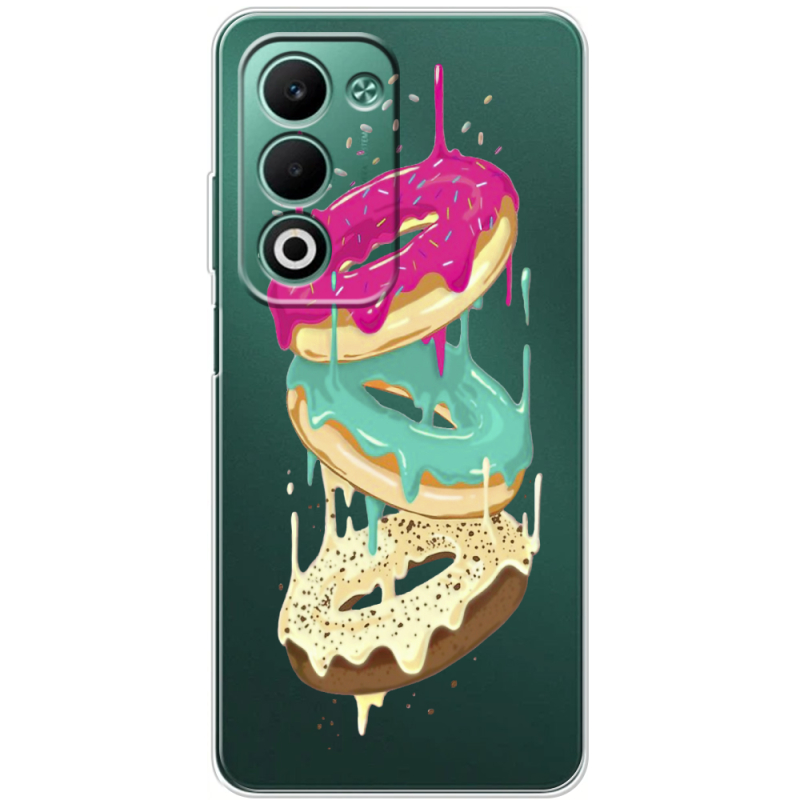 Прозорий чохол BoxFace OPPO A5 Donuts