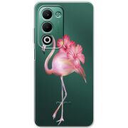 Прозорий чохол BoxFace OPPO A5 Floral Flamingo