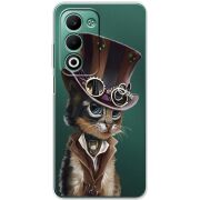 Прозорий чохол BoxFace OPPO A5 Steampunk Cat